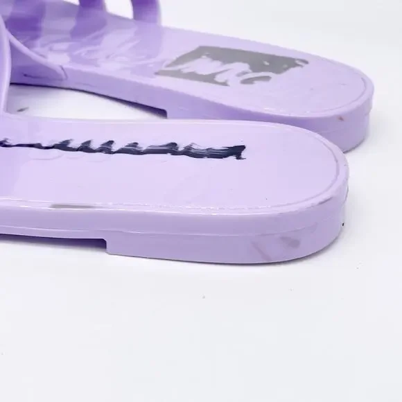 Sam Edelman Women's Bay Jelly Slide Sandal‎ Purple Size 9M - Picture 11 of 11